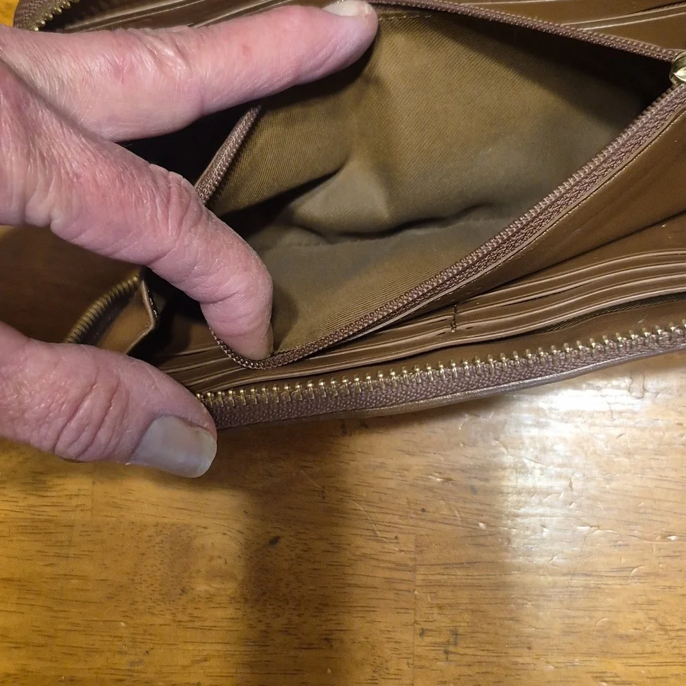 Coach Brown and Tan Wallet - Picture 9 of 11